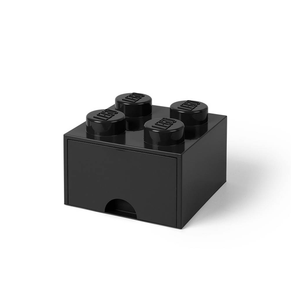 LEGO® Gaveta de Arrumação 2x2 | Preto | 250x250x180 mm | Empilhável ( Imagem 2 de 4 ) - Preview