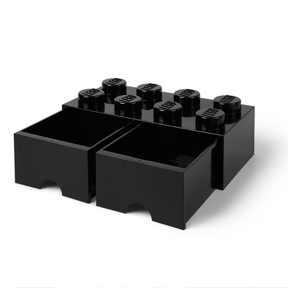 LEGO® 2x4 Storage Drawer | Black | 500x250x180 mm | Stackable ( Imagem 3 de 5 ) - Preview