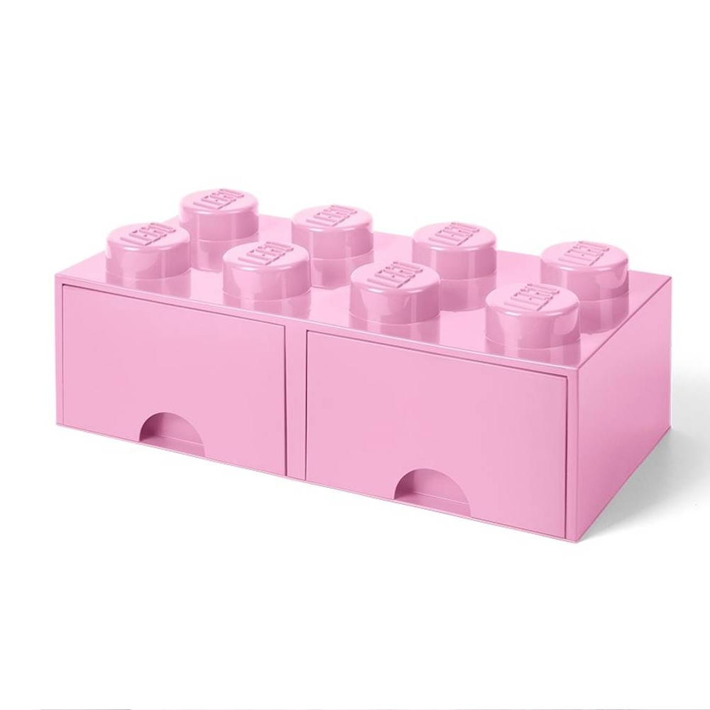 LEGO® 2x4 Storage Drawer | Pink | 500x250x180 mm | Stackable ( Imagem 3 de 5 ) - Preview