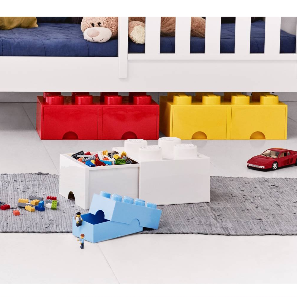 LEGO® Gaveta de Arrumação 2x4 | Vermelho | 500x250x180 mm | Empilhável ( Imagem 5 de 5 ) - Preview