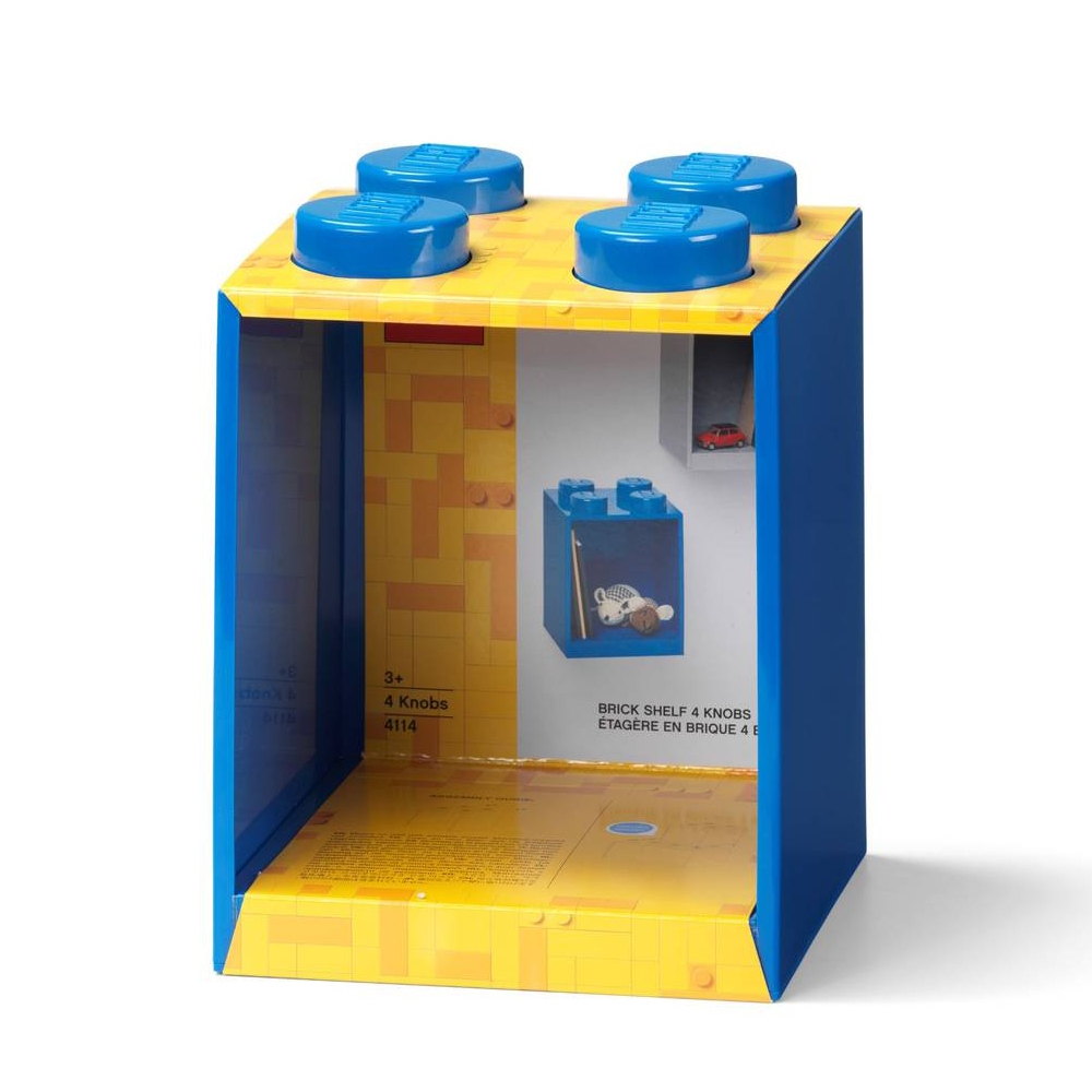 LEGO® Wall Shelf | 4 pins | Blue | 159x159x211 mm ( Imagem 2 de 3 ) - Preview