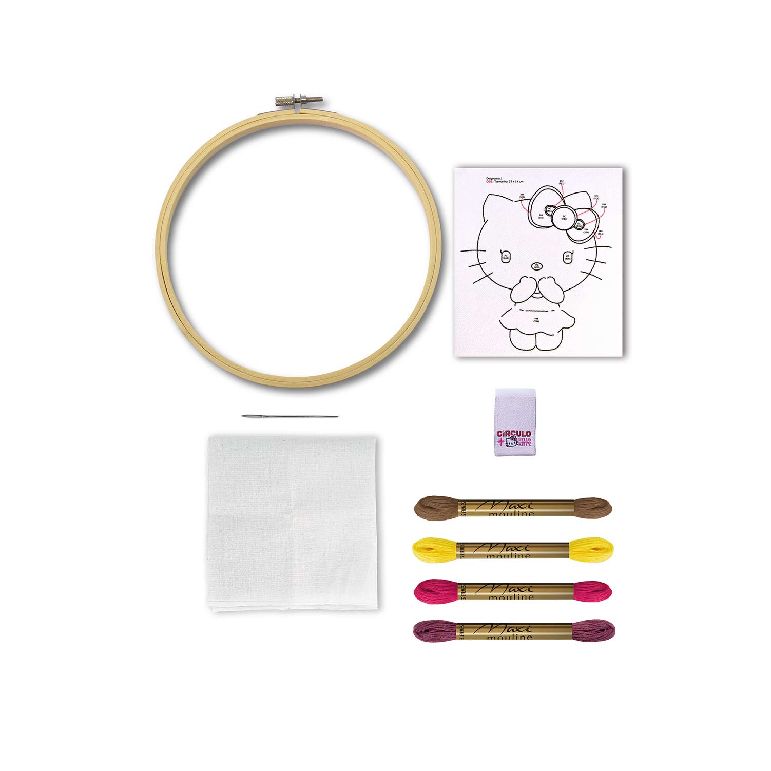Kit Coleção Bordado Hello Kitty - Pop Ci485098-20 ( Imagem 4 de 4 ) - Preview