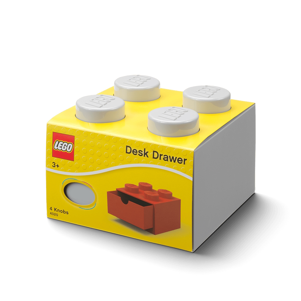 LEGO® 2x2 Desk Drawer | Gray | 158x158x113 mm | Stackable ( Imagem 2 de 3 ) - Preview