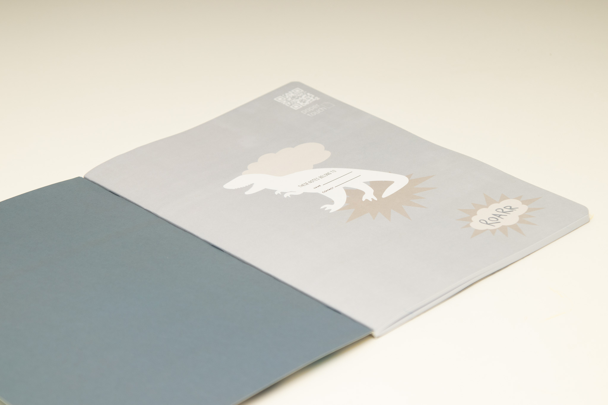 Caderno A4 Agrafado Pautado 48F/90G - B'Log Dino ( Imagem 3 de 6 ) - Preview