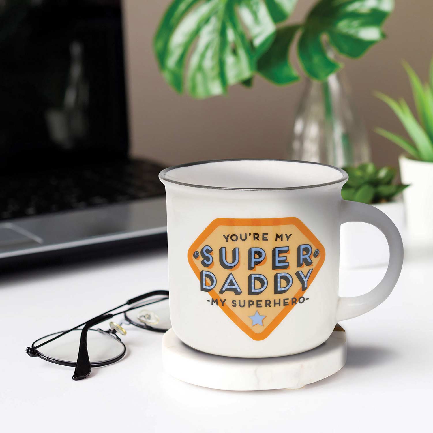 Caneca De Porcelana Legami Cup-Puccino Super Daddy 350Ml Cup0036 ( Imagem 2 de 3 ) - Preview