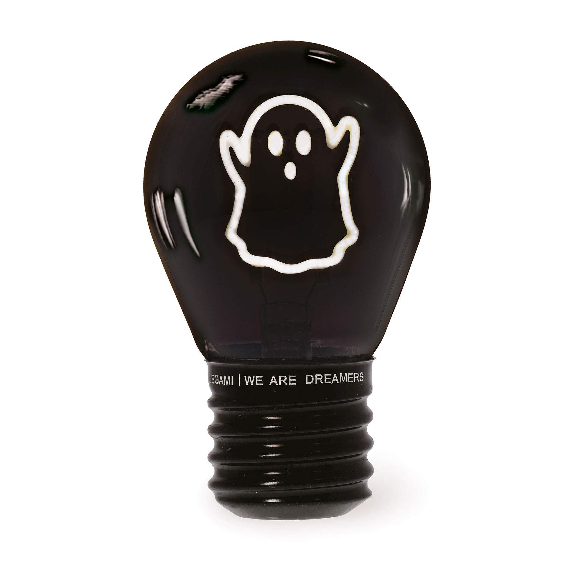 Candeeiro De Mesa Em Forma De Lampada Bulb Fiction Legami Halloween Fantasma Clb0018 ( Imagem 2 de 4 ) - Preview