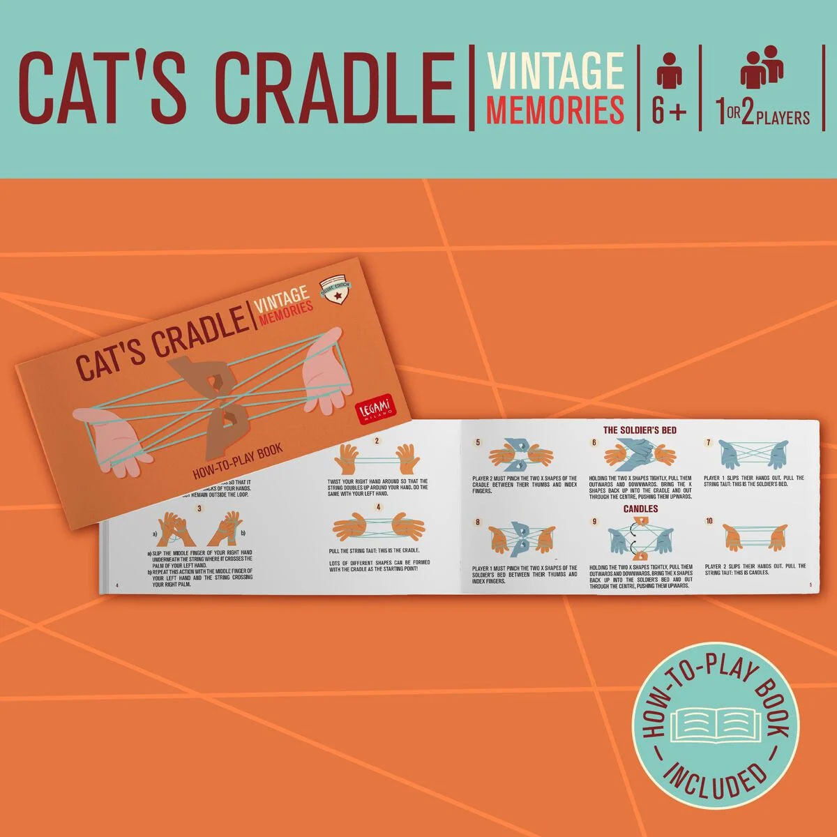 Jogo Do Fio Cat'S Cradle Legami Vintage Memories Crd0001 ( Imagem 3 de 3 ) - Preview