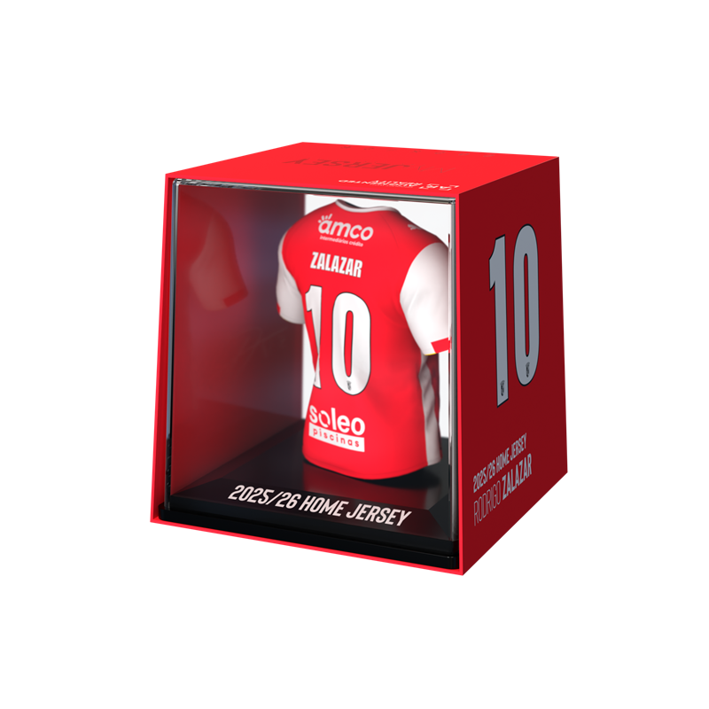 Figura My Jersey - Braga: Rodrigo Zalazar (Home 2025 / 2026) ( Imagem 2 de 2 ) - Preview