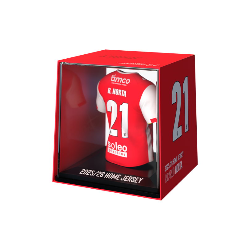 Figura My Jersey - Braga: Ricardo Horta (Home 2025 / 2026) ( Imagem 2 de 2 ) - Preview