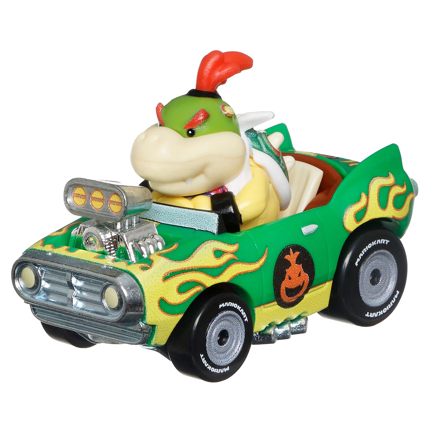 Hot Wheels Mario Kart Carro + Figura Bowser Jr. Mattel Gbg25/Hdb27 ( Imagem 2 de 4 ) - Preview
