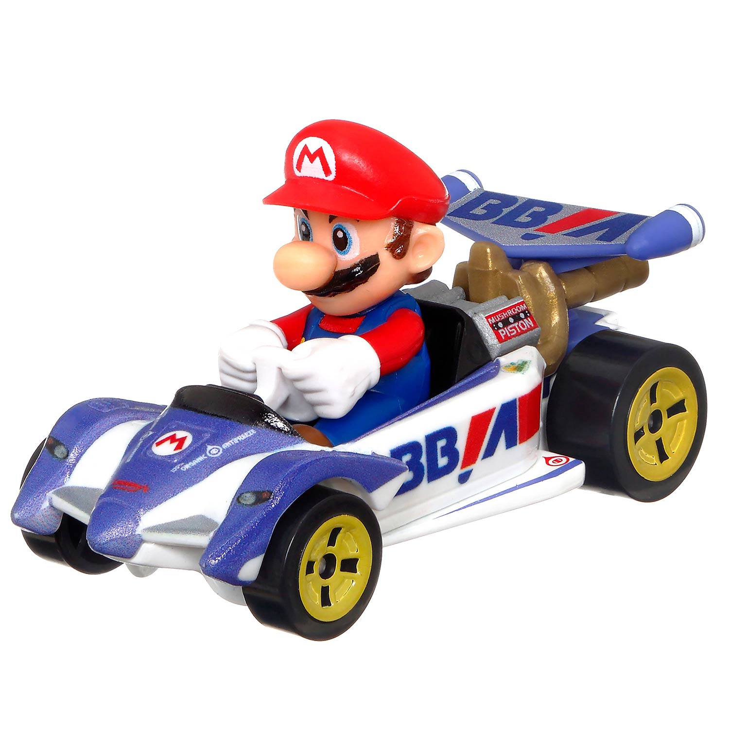 Hot Wheels Mario Kart Carro + Figura Mario Circuit Special Mattel Gbg25/Hdb36 ( Imagem 2 de 4 ) - Preview