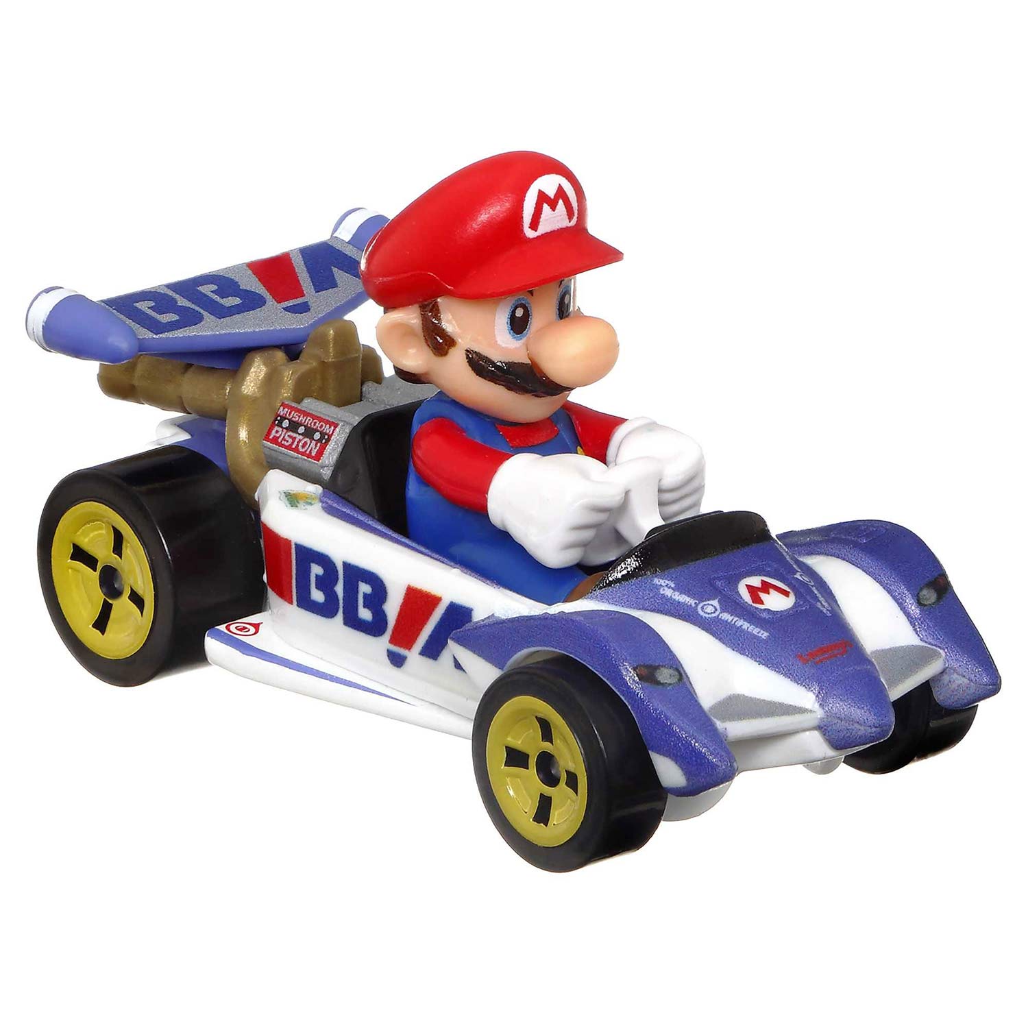 Hot Wheels Mario Kart Carro + Figura Mario Circuit Special Mattel Gbg25/Hdb36 ( Imagem 3 de 4 ) - Preview