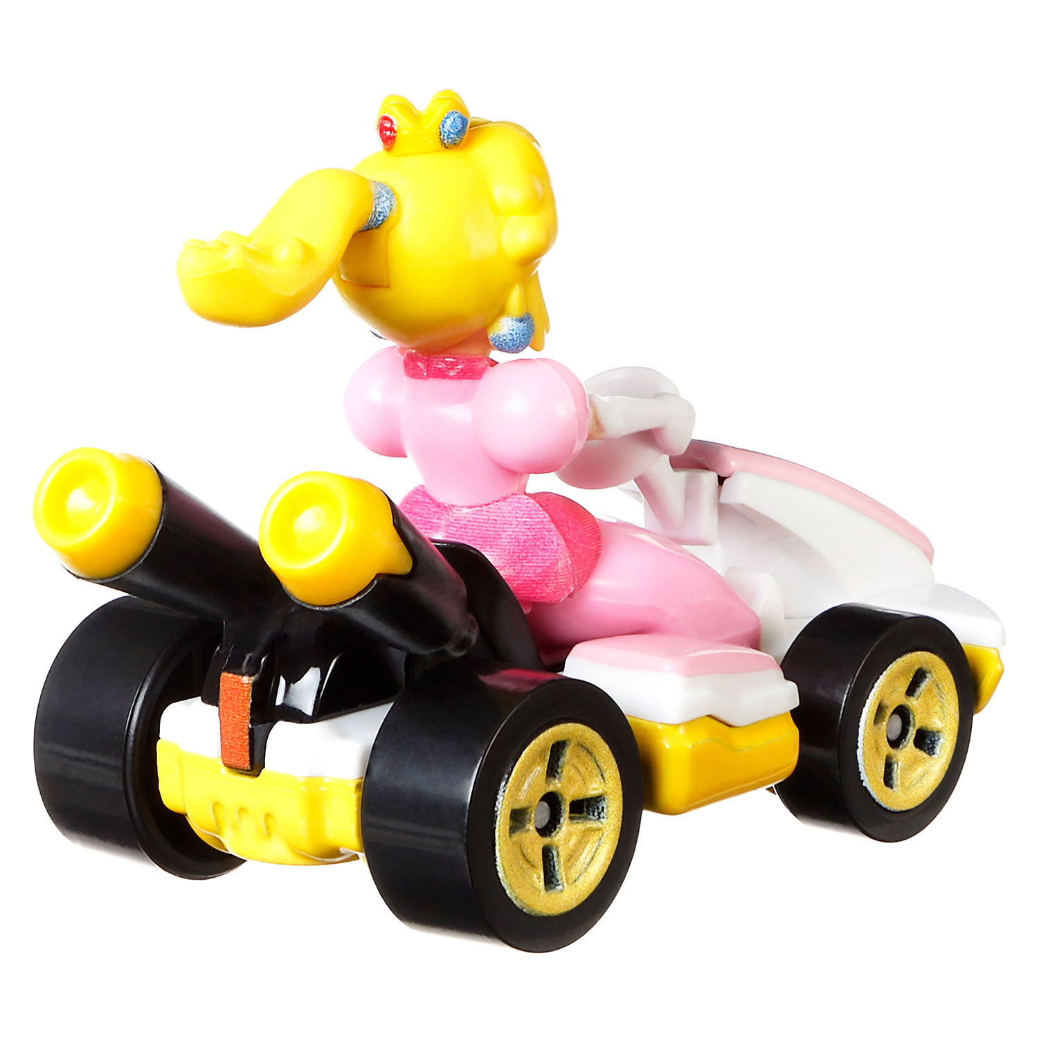 Hot Wheels Mario Kart Carro + Figura Princess Peach Standard Kart Mattel Gbg25/Gbg28 ( Imagem 4 de 4 ) - Preview