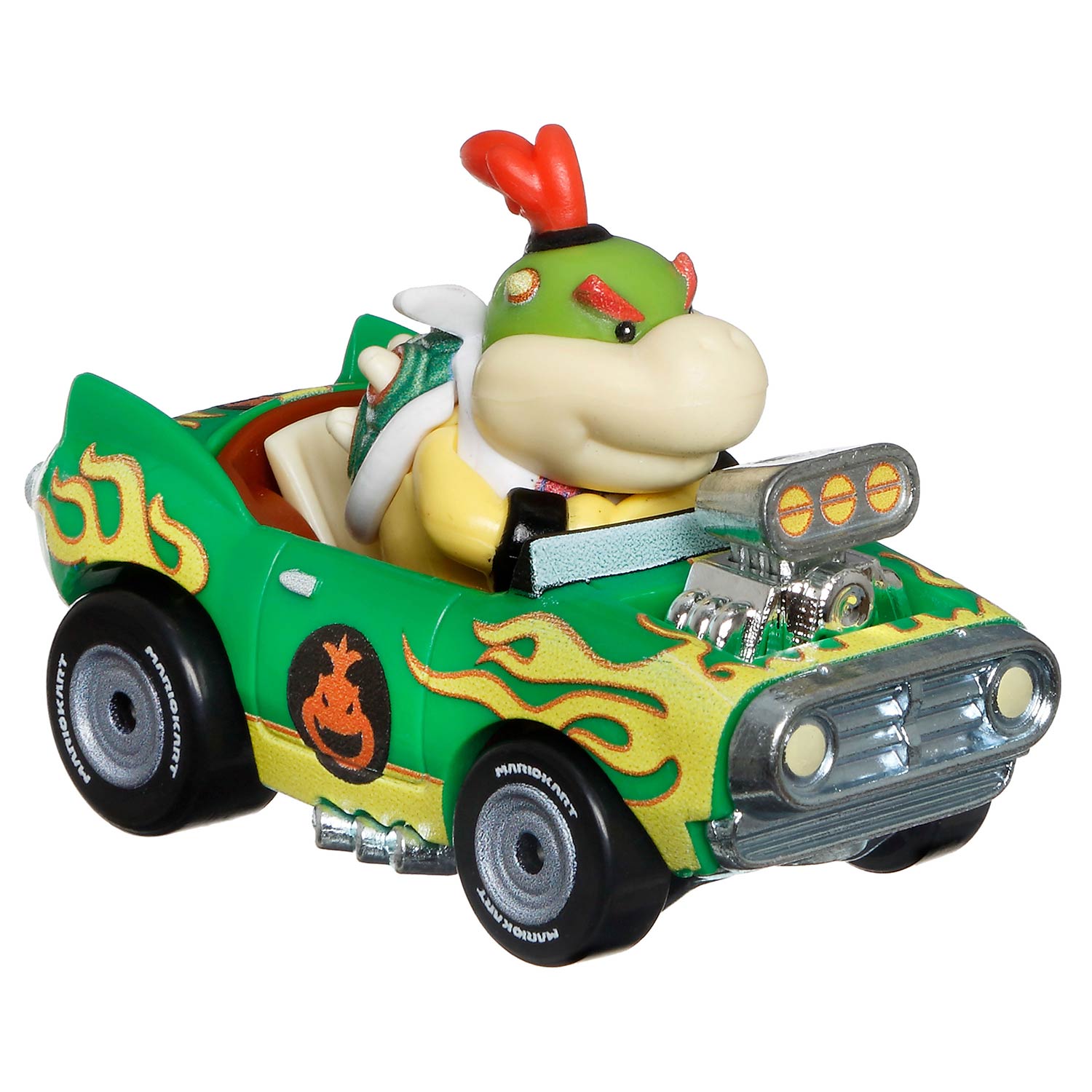 Hot Wheels Mario Kart Carro + Figura Bowser Jr. Mattel Gbg25/Hdb27 ( Imagem 3 de 4 ) - Preview