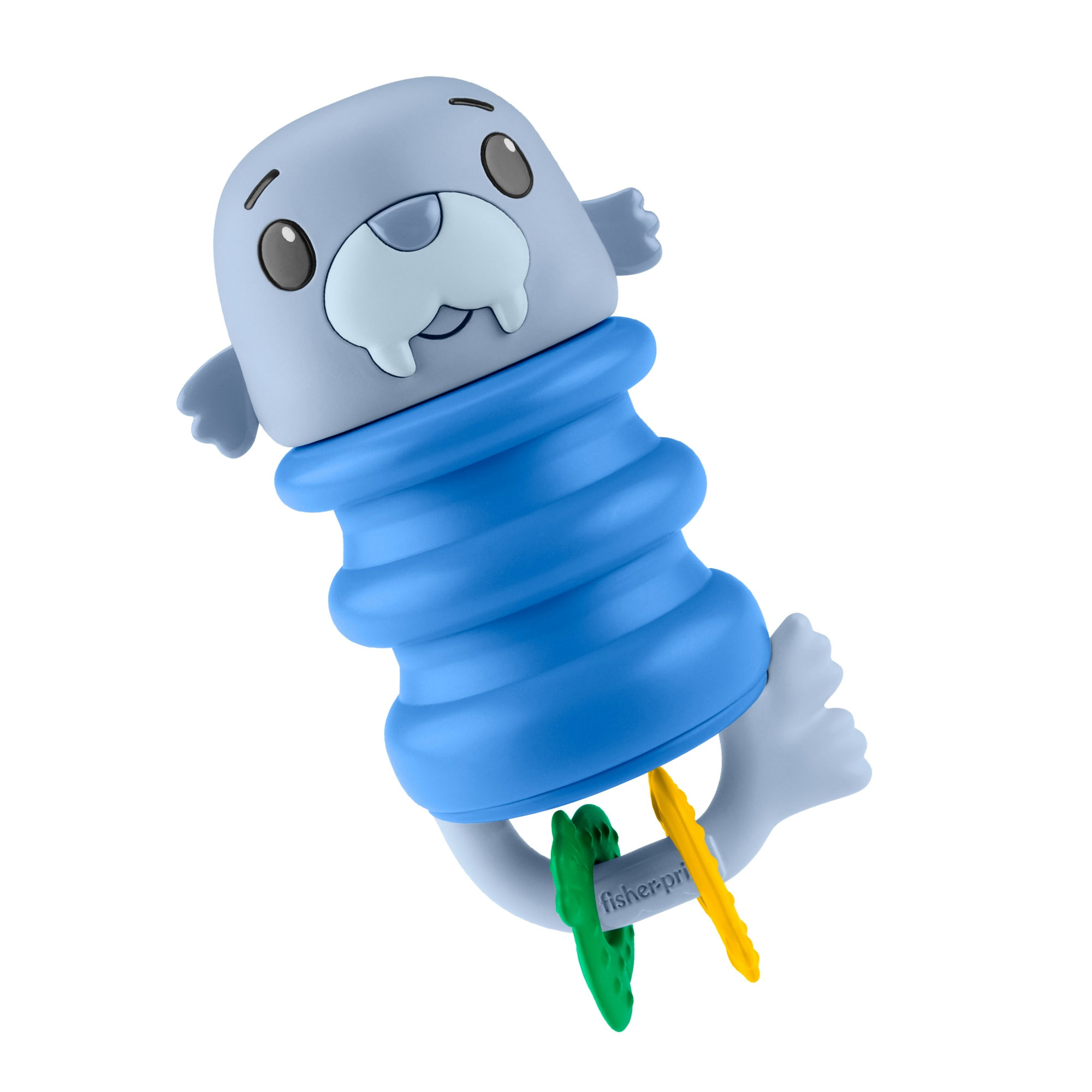 Roca Squishseas Em Silicone Morsa Fisher-Price Mattel Jhb54/Jhb56 ( Imagem 2 de 4 ) - Preview