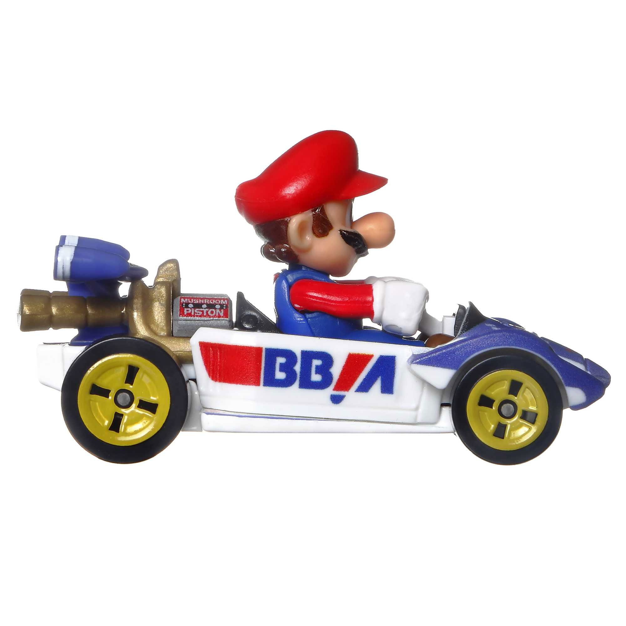Hot Wheels Mario Kart Carro + Figura Mario Circuit Special Mattel Gbg25/Hdb36 ( Imagem 4 de 4 ) - Preview