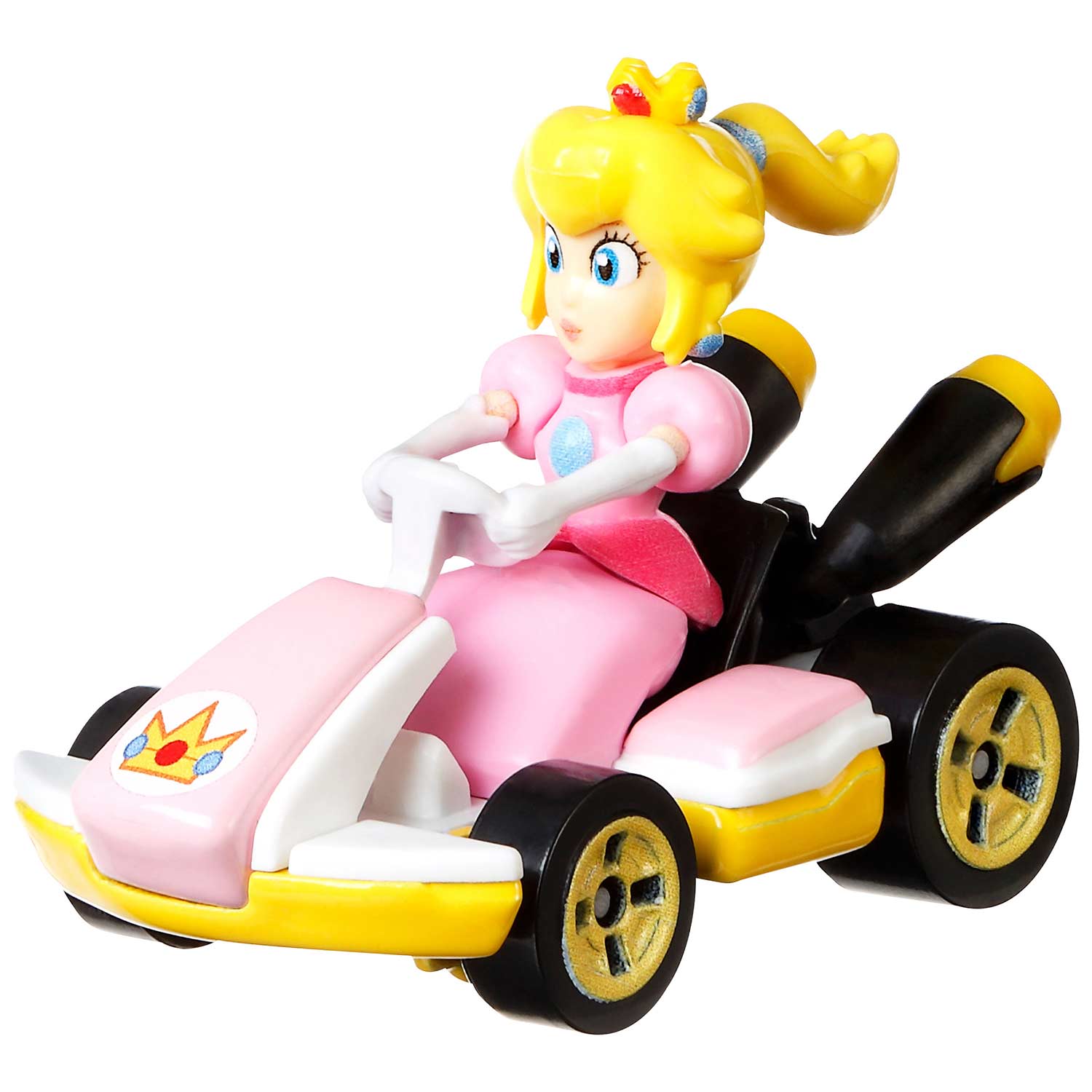 Hot Wheels Mario Kart Carro + Figura Princess Peach Standard Kart Mattel Gbg25/Gbg28 ( Imagem 2 de 4 ) - Preview