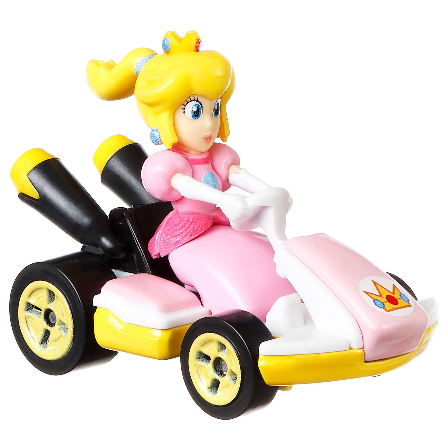 Hot Wheels Mario Kart Carro + Figura Princess Peach Standard Kart Mattel Gbg25/Gbg28 ( Imagem 3 de 4 ) - Preview