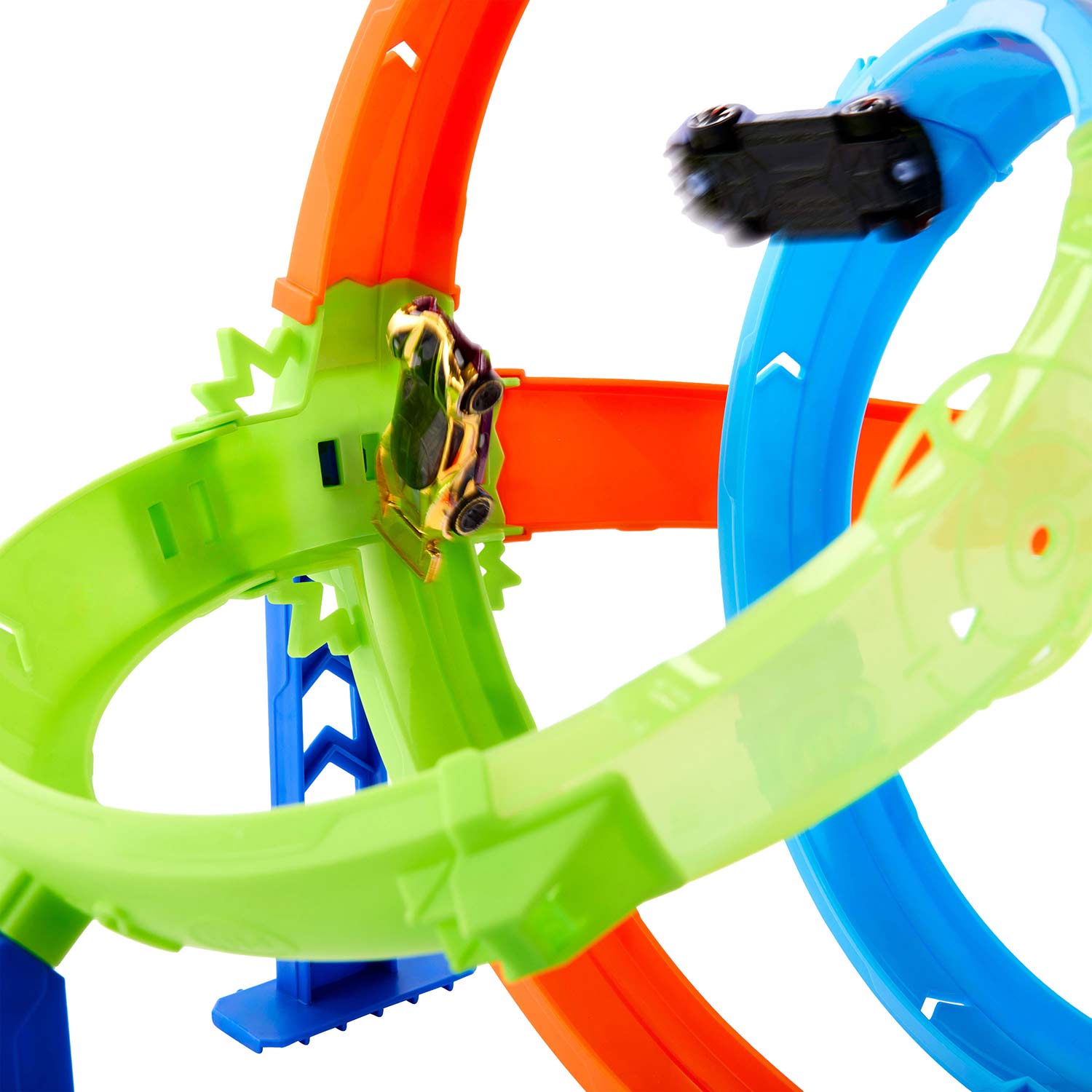 Hot Wheels Stunt Tracks Pista Ciclone De Lancamento Rapido Mattel Jhk73 ( Imagem 3 de 4 ) - Preview