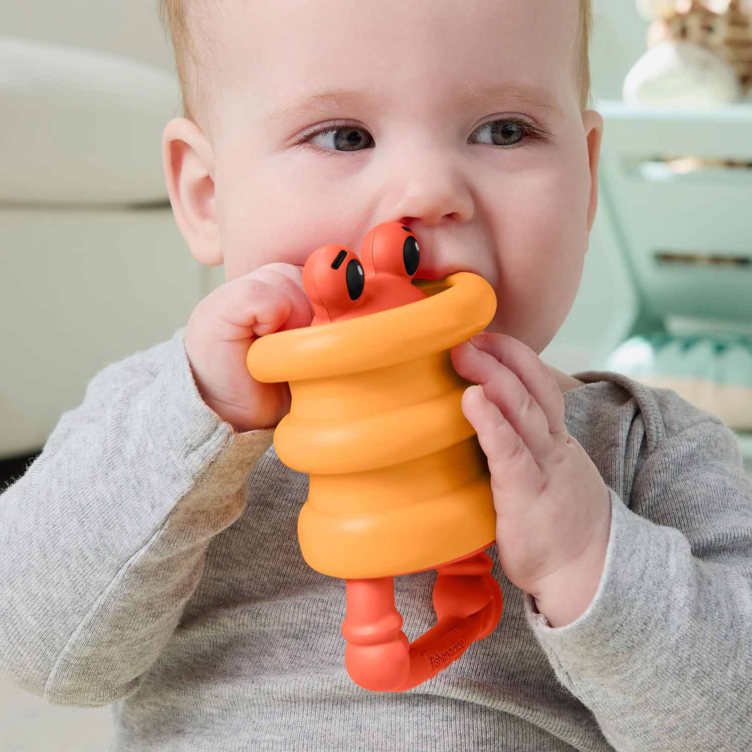 Roca Squishseas Em Silicone Caranguejo Fisher-Price Mattel Jhb54/Jhb55 ( Imagem 3 de 4 ) - Preview