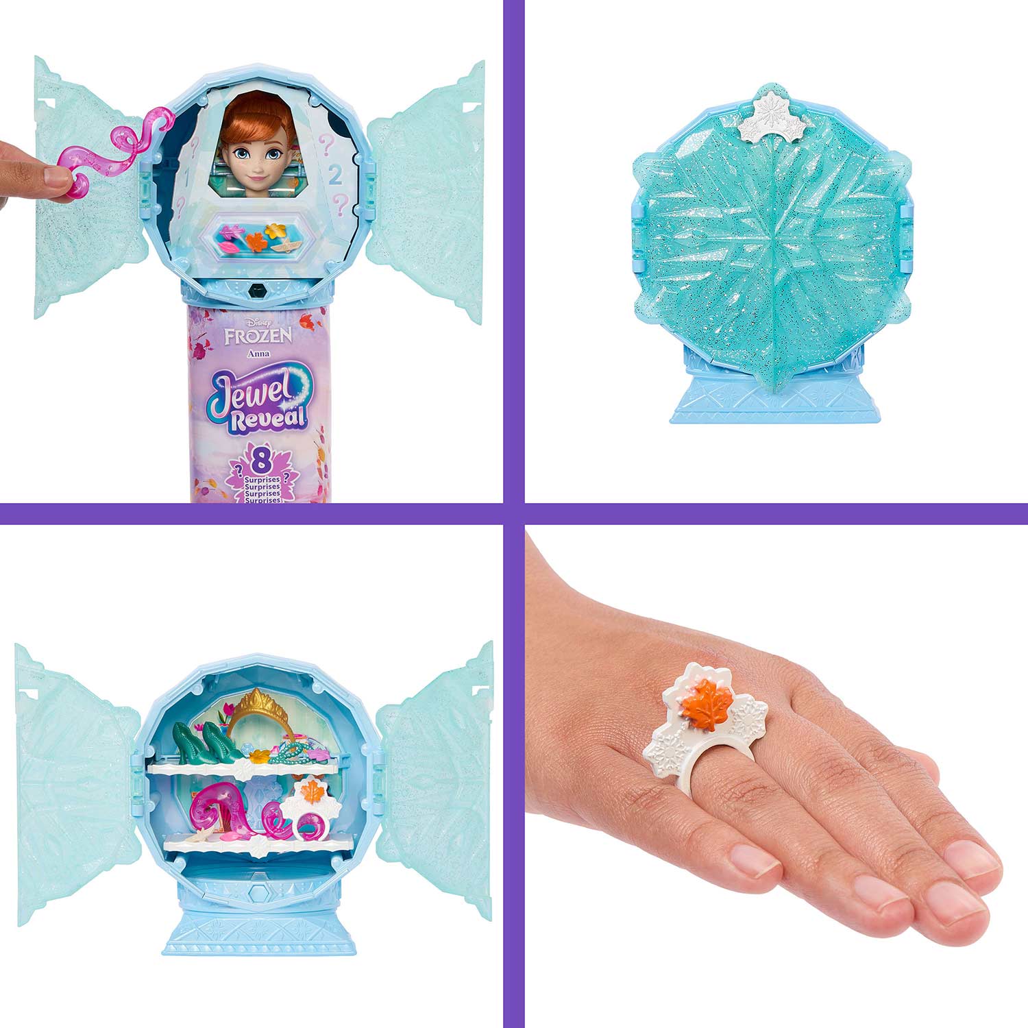 Disney Frozen Jewel Reveal Anna Mattel Jjy37 ( Imagem 4 de 4 ) - Preview