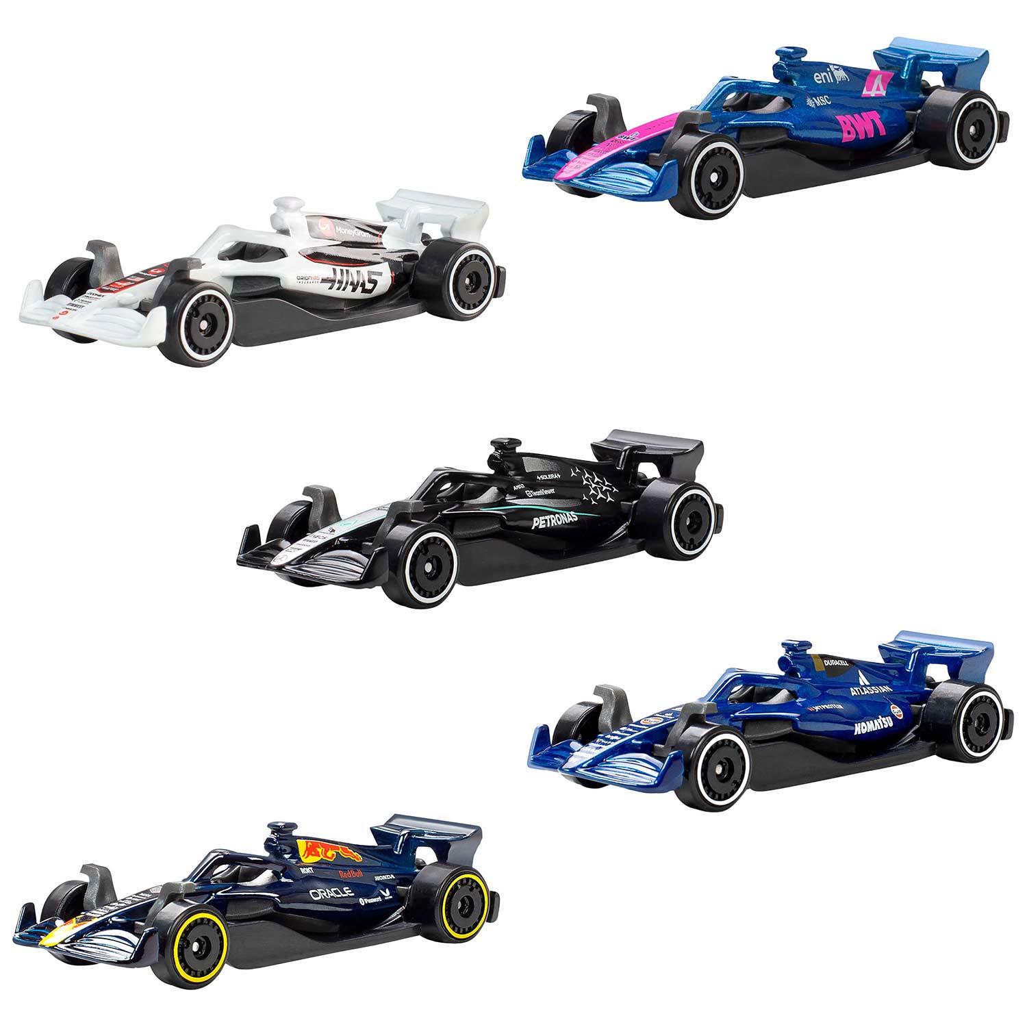 Hot Wheels Formula 1 2025 Carro Miniatura Mattel (5 Un) Jln11 ( Imagem 2 de 4 ) - Preview