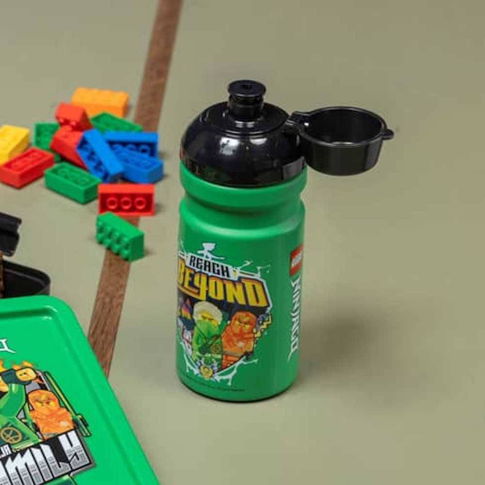 LEGO® Garrafa Reutilizável | Ninjago | Verde | 375 ml ( Imagem 2 de 2 ) - Preview