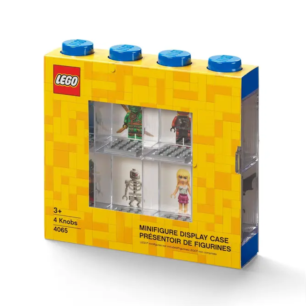 LEGO® Expositor para 8 Minifiguras | Azul | 18x19x4 cm ( Imagem 2 de 3 ) - Preview