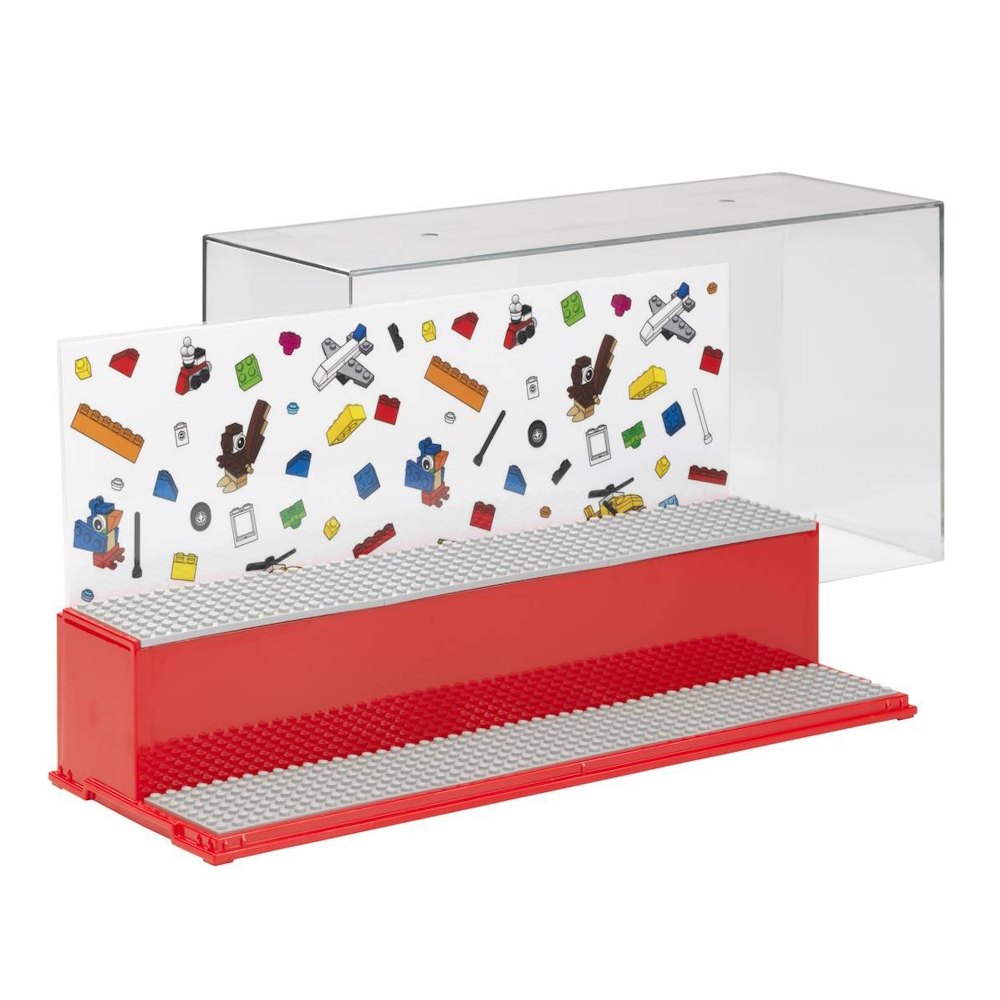 LEGO® Expositor Play & Display Iconic | Vermelho | 384x192x184 mm ( Imagem 2 de 5 ) - Preview