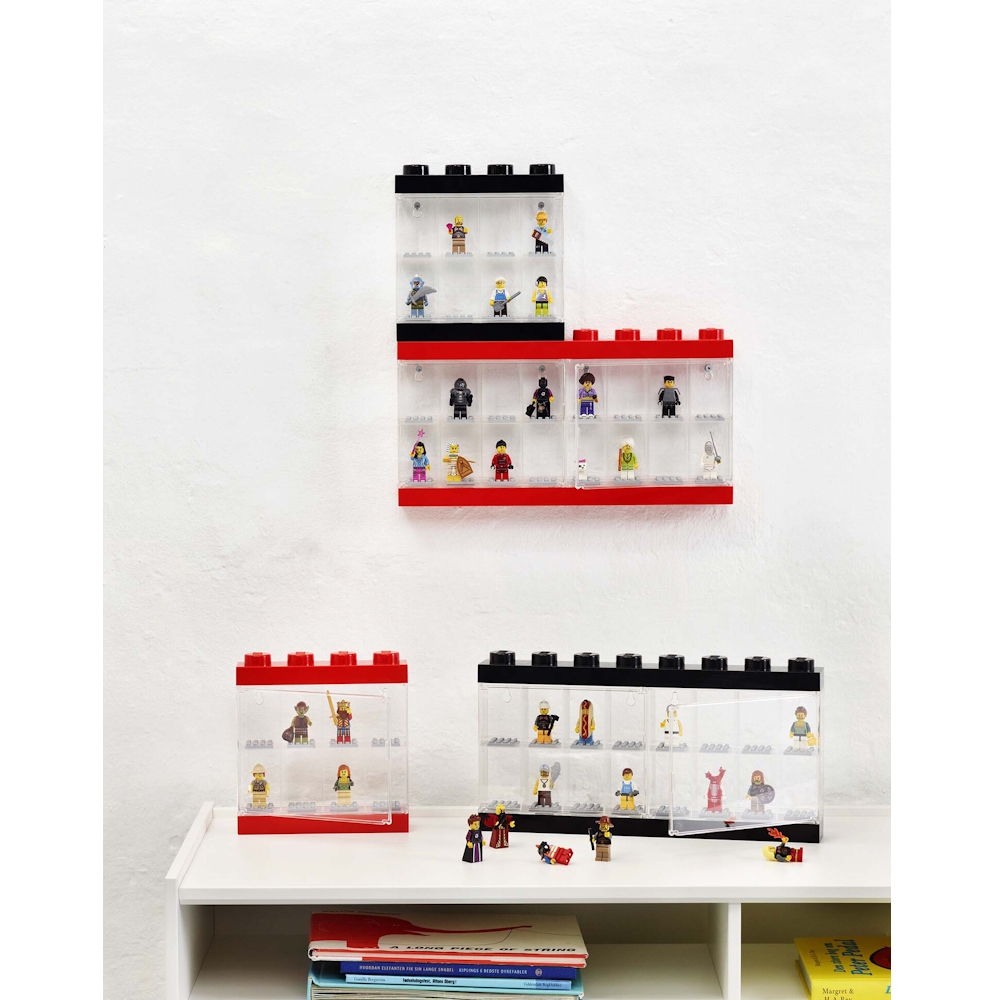 LEGO® Expositor para 8 Minifiguras | Preto | 18x19x4 cm ( Imagem 4 de 5 ) - Preview