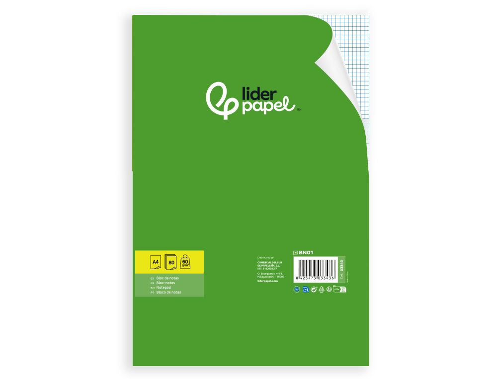 LIDERPAPEL - BLC APONT. A4 Q ( Imagem 4 de 16 ) - Preview