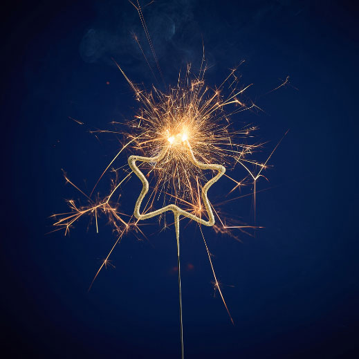 Vela Sparkler Wondercandle Dourado Estrela 10512 ( Imagem 3 de 4 ) - Preview