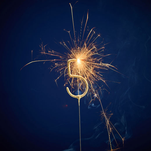 Vela Sparkler Wondercandle Dourado N.º 5 10505 ( Imagem 3 de 3 ) - Preview