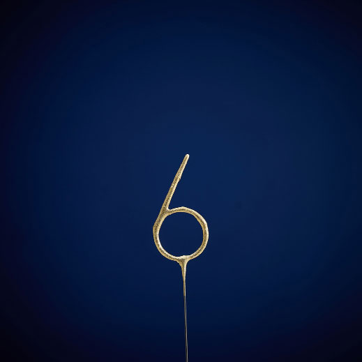 Vela Sparkler Wondercandle Dourado N.º 6 10506 ( Imagem 2 de 3 ) - Preview