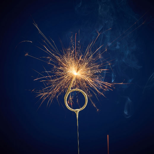 Vela Sparkler Wondercandle Dourado N.º 6 10506 ( Imagem 3 de 3 ) - Preview