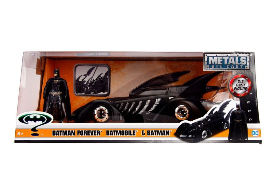 Batman Forever Diecast Model 1/24 1995 Batmobile with figure ( Imagem 2 de 2 ) - Preview