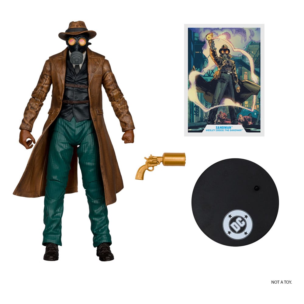 DC Multiverse Action-Figure Sandman (Wesley Dodds: The Sandman) Gold Label ( Imagem 3 de 4 ) - Preview