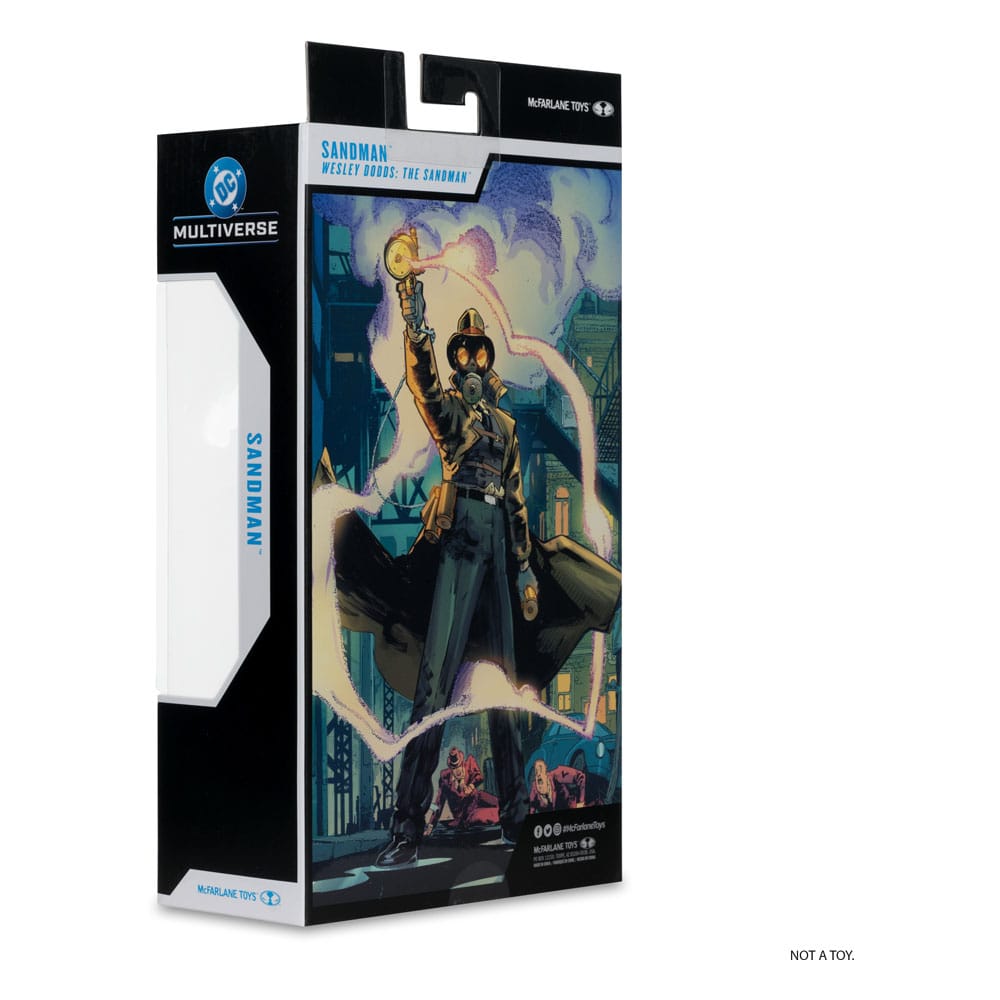 DC Multiverse Action-Figure Sandman (Wesley Dodds: The Sandman) Gold Label ( Imagem 4 de 4 ) - Preview