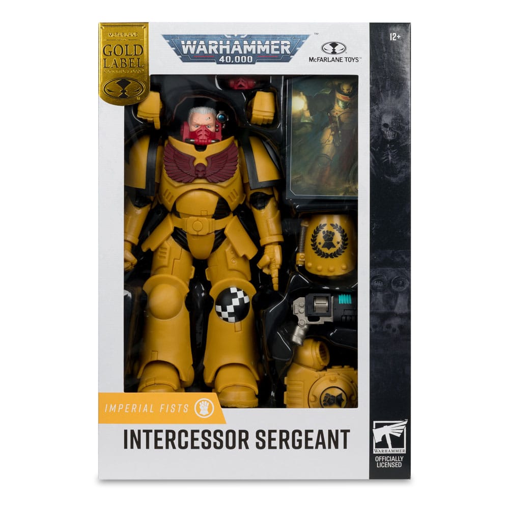 Warhammer 40,000 Action-Figure Intercessor Sergeant (Imperial Fist) Gold ( Imagem 2 de 4 ) - Preview