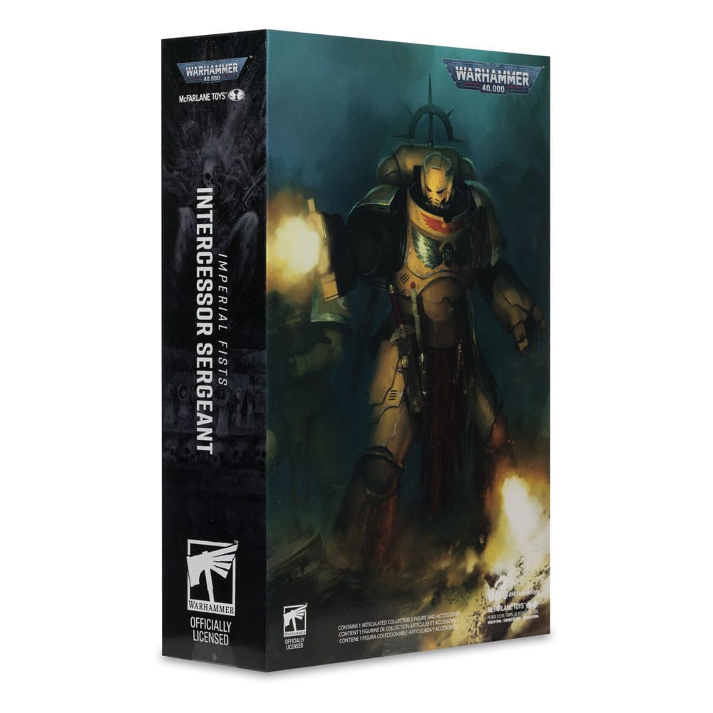 Warhammer 40,000 Action-Figure Intercessor Sergeant (Imperial Fist) Gold ( Imagem 4 de 4 ) - Preview