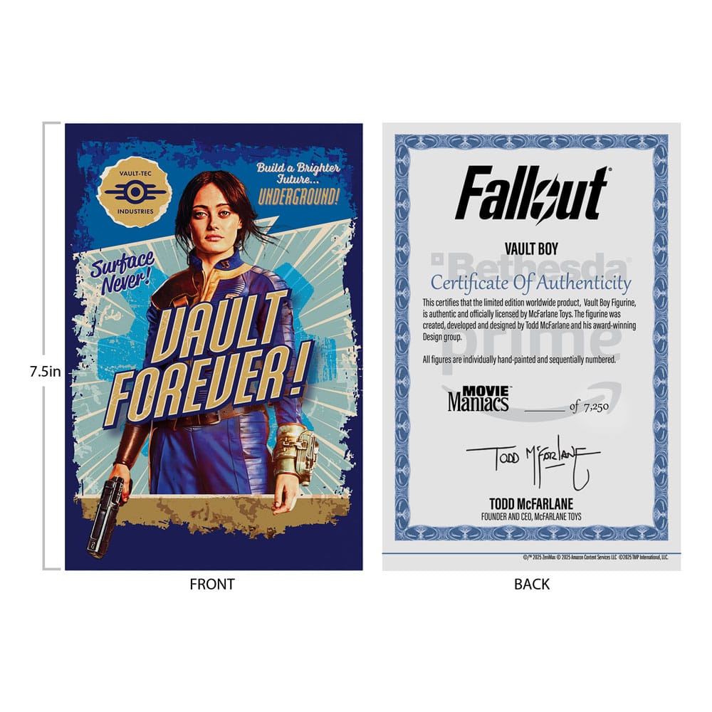 Fallout Movie Maniacs Action-Figure Vault Boy Version 2 14 cm ( Imagem 4 de 4 ) - Preview