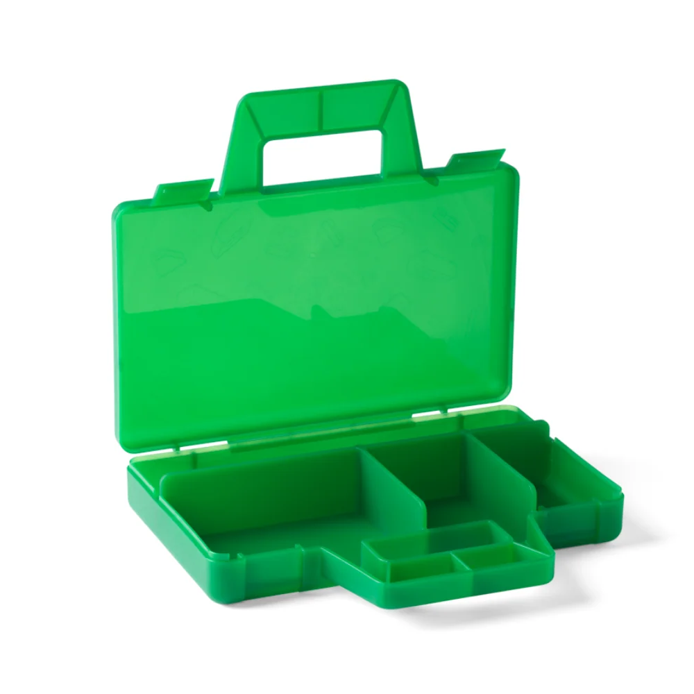 LEGO® Caixa de Organização Portátil | Verde | 190x160x35 mm ( Imagem 2 de 3 ) - Preview
