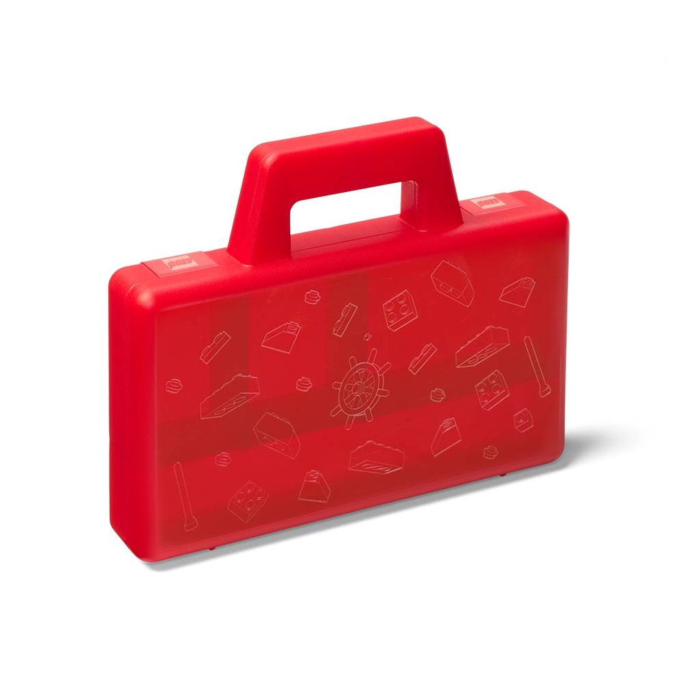 LEGO® Caixa de Organização Portátil | Vermelho | 190x160x35 mm ( Imagem 3 de 3 ) - Preview