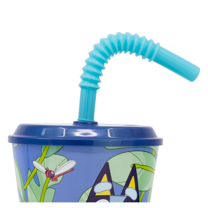 430 ML Cup with Lid and Straw - Bluey ( Imagem 3 de 3 ) - Preview