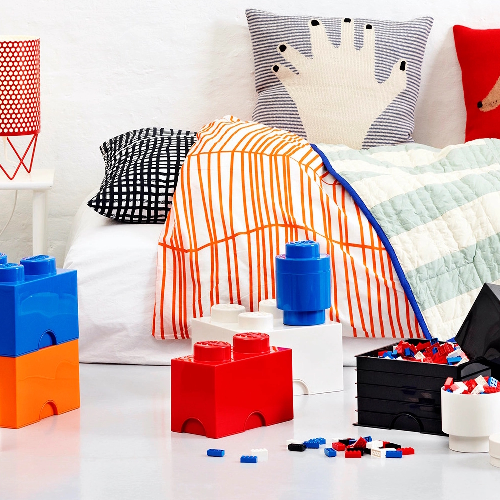 LEGO® Storage Box 1x2 | Red | 250x125x180 mm | Stackable ( Imagem 3 de 4 ) - Preview