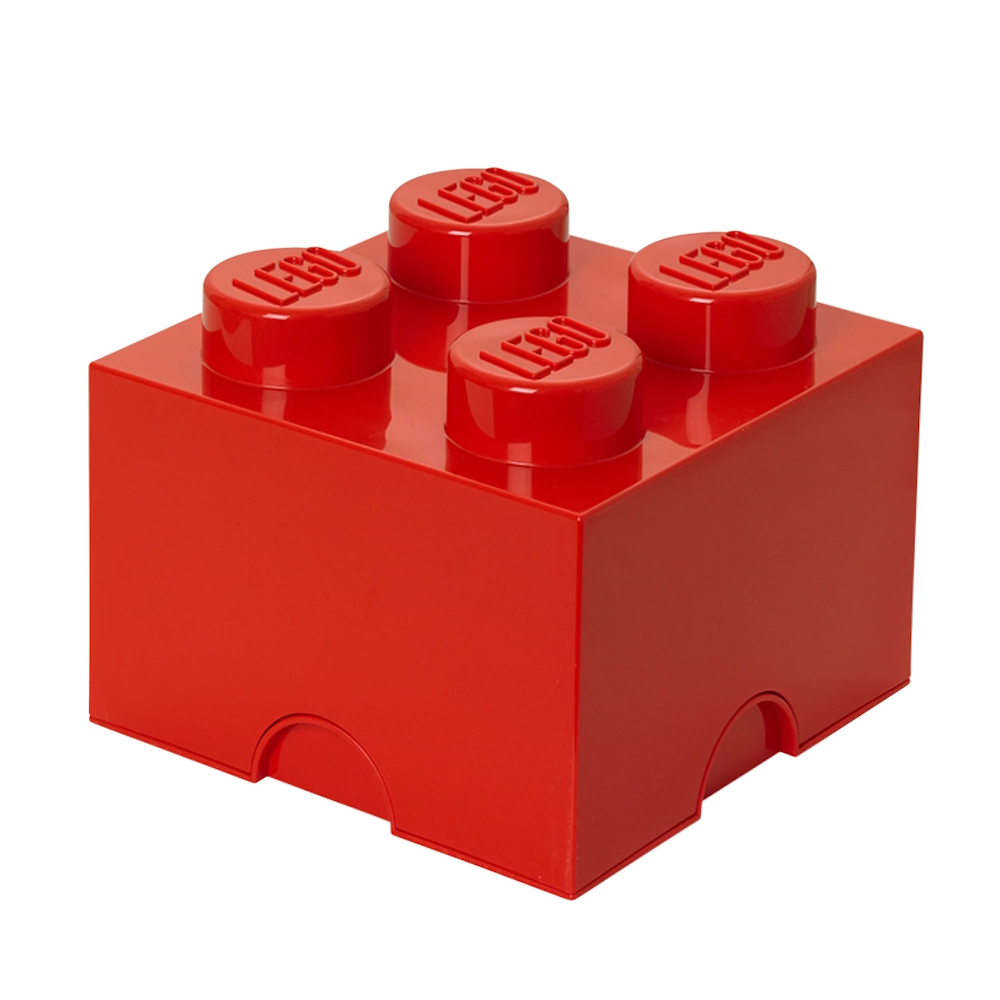 LEGO® 2x2 Storage Box | Red | 250x250x180 mm | Stackable ( Imagem 3 de 5 ) - Preview