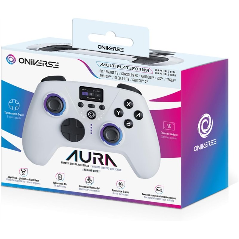Comando Wireless Oniverse - Aura White (Multi-Plataforma) ( Imagem 4 de 4 ) - Preview