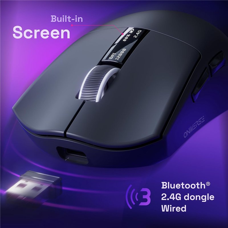 Rato Wireless Oniverse + Charging Dock - Vanguard Nocta Black ( Imagem 3 de 4 ) - Preview