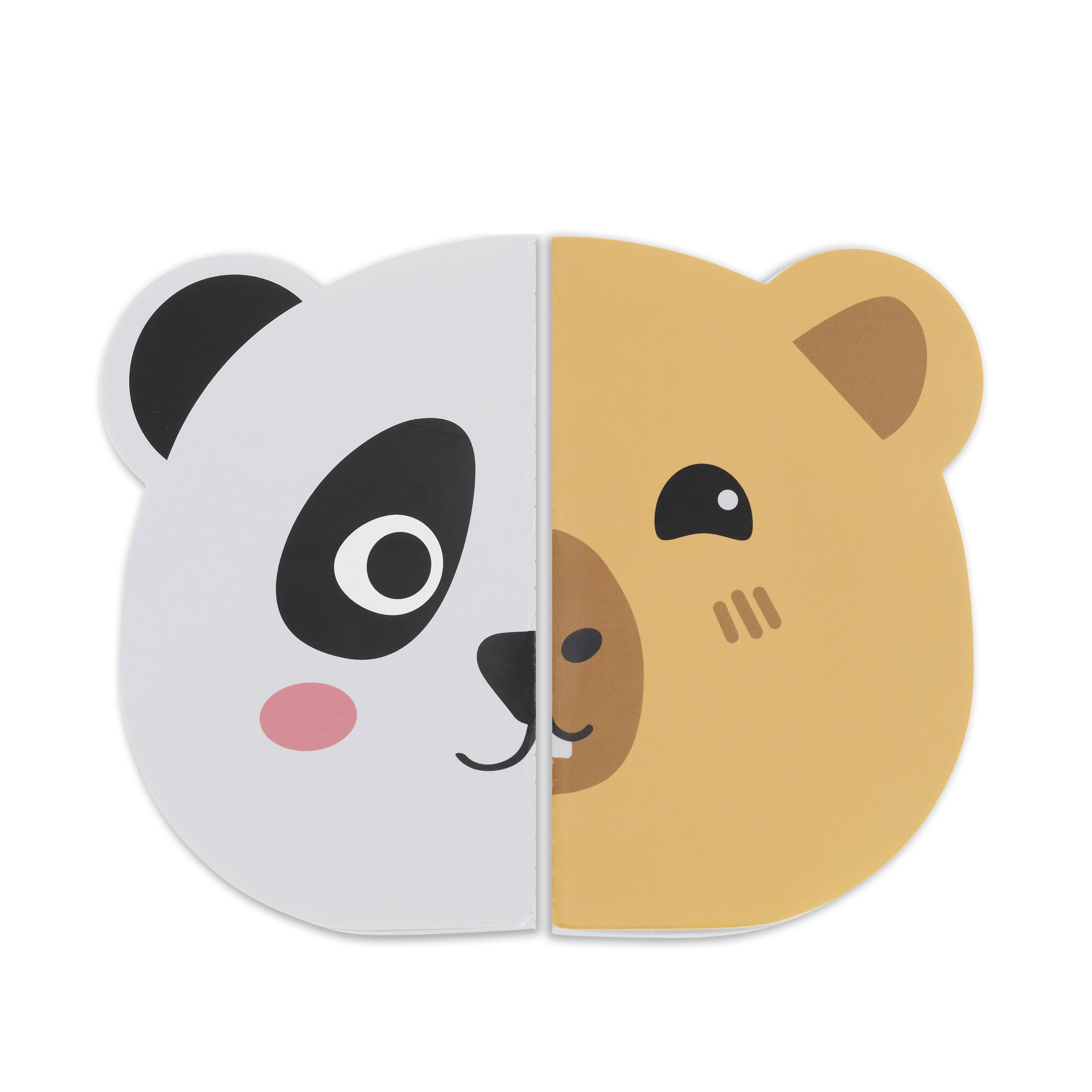 Conjunto 2 Cadernos Lisos 34Fl 80G Miquelrius Back2Fun Panda/Capivara Blister Mr8325 ( Imagem 3 de 4 ) - Preview