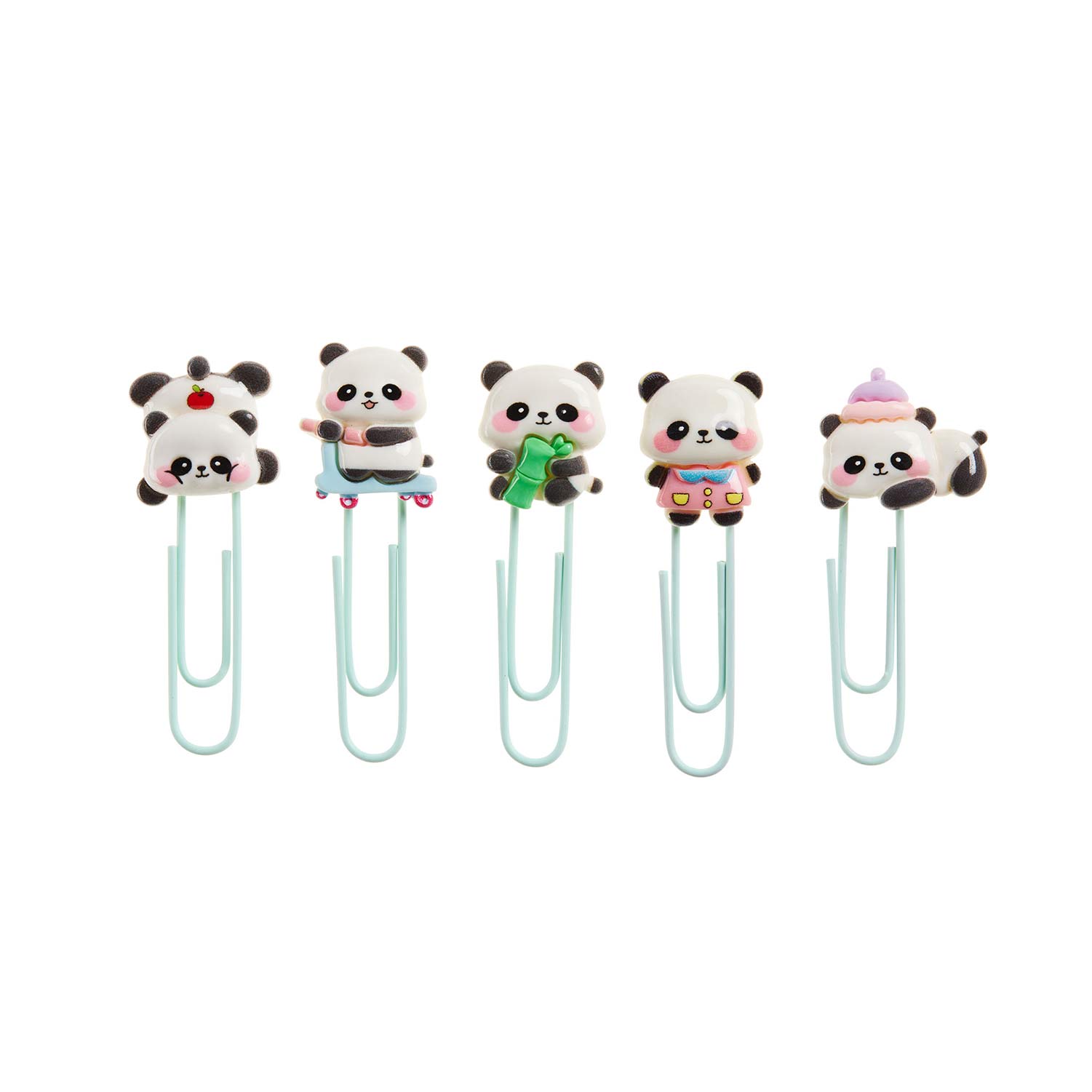 Conjunto 5 Clips Miquelrius Back2Fun Clip & Calm Panda Blister Mr13356 ( Imagem 2 de 4 ) - Preview